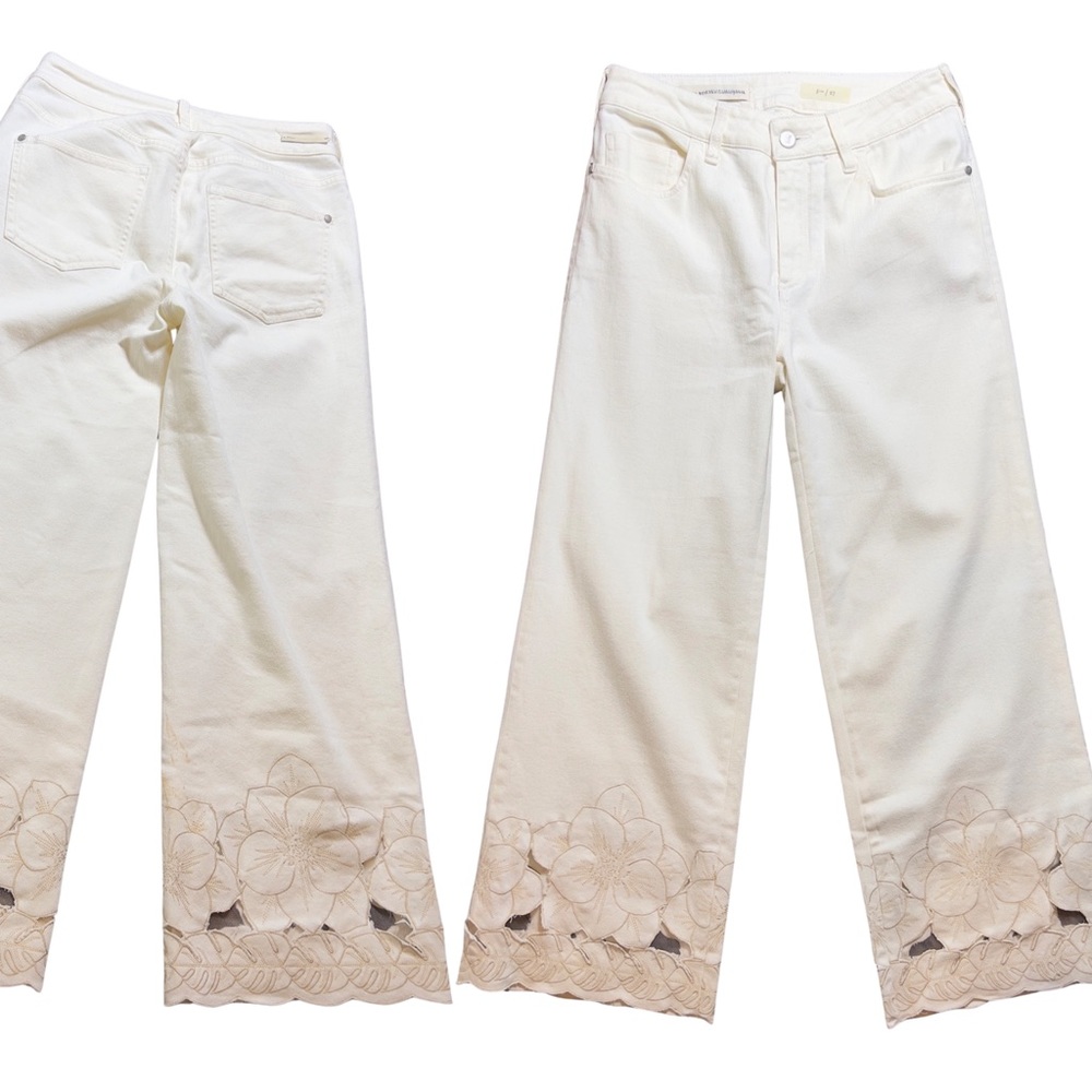 Pilcro and the Letterpress Pilcro Stet Mid-Rise Cutout Cropped Jeans - Picture 10 of 16